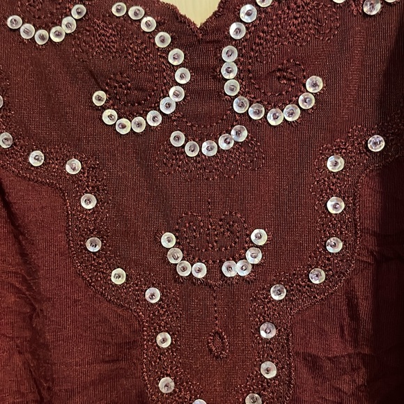 Bebe sequin strapped top xs - Picture 2 of 6